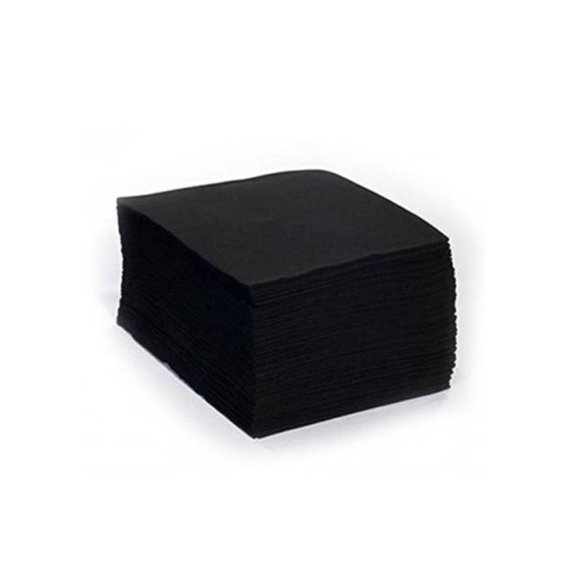 TOALLA UN USO 25ud NEGRA 80x40 SPUNLACE