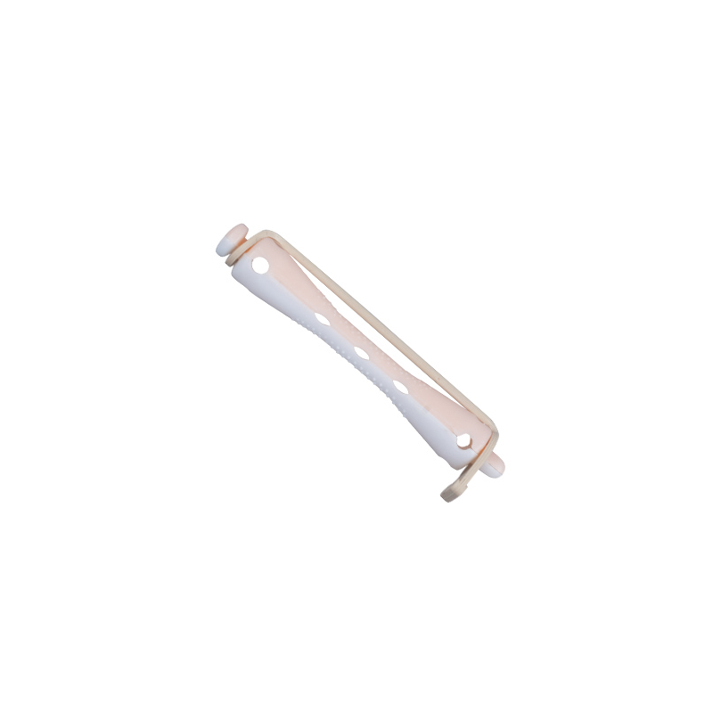BIGUDIES BLANCO-ROSA Ø7mm CORTO 12uds 