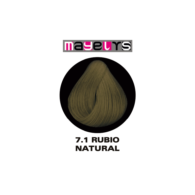 TINTE 7.1 RUBIO CENIZA 100ml