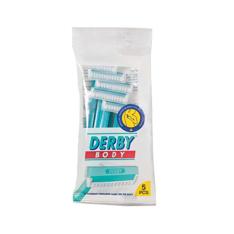 5 MAQUINILLAS AFEITAR PEINE DERBY BODY