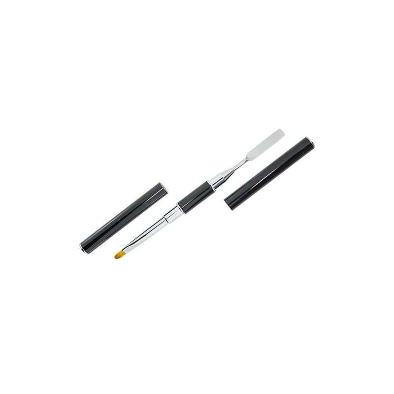 PINCEL UÑAS Y ESPATULA PARA GEL/ACRILICO