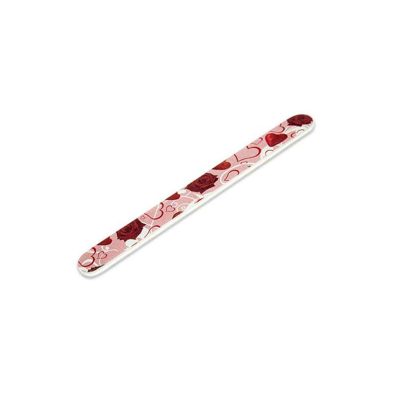 LIMA DE UÑAS RECTA CORAZONES 180/240