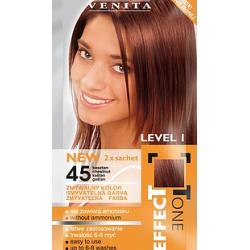 CHAMPU 45 CASTAÑO 2x25ml...