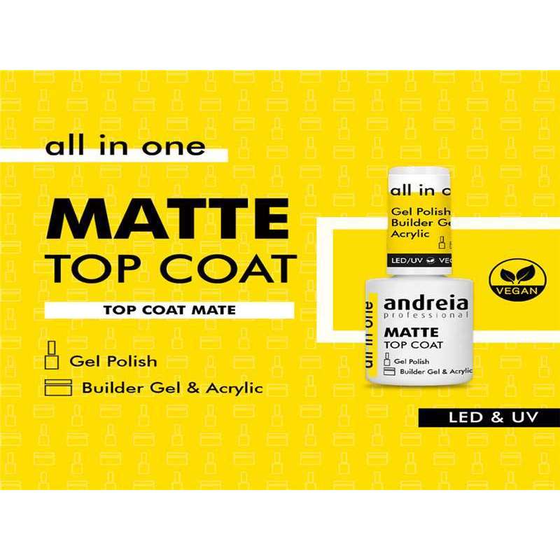 MATTE TOP COAT ALL IN ONE ANDREIA 10.5ml