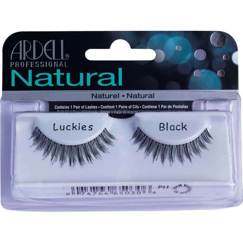 PESTAÑAS ARDELL LUCKIES NEGRA C/ADHESIVO