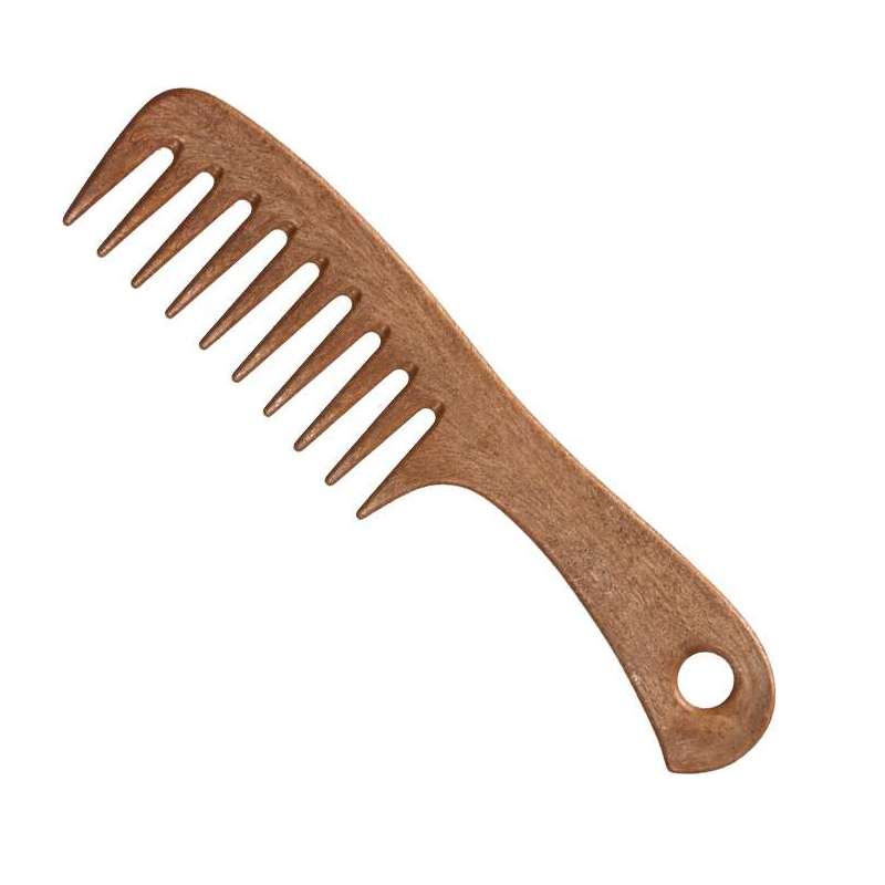 PEINE MECHAS MADERA 19cm