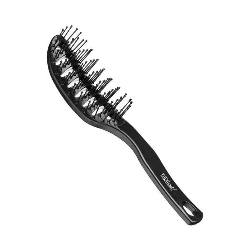 CEPILLO VENT CURVO NEGRO