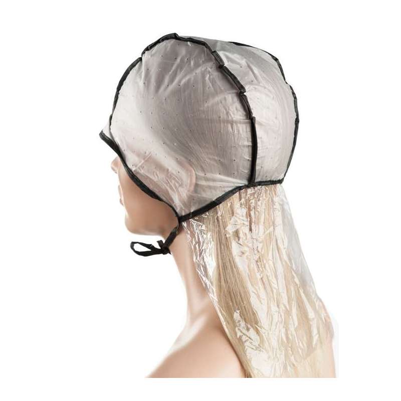 GORRO DE MECHAS RIBETE NEGRO 10 unidades