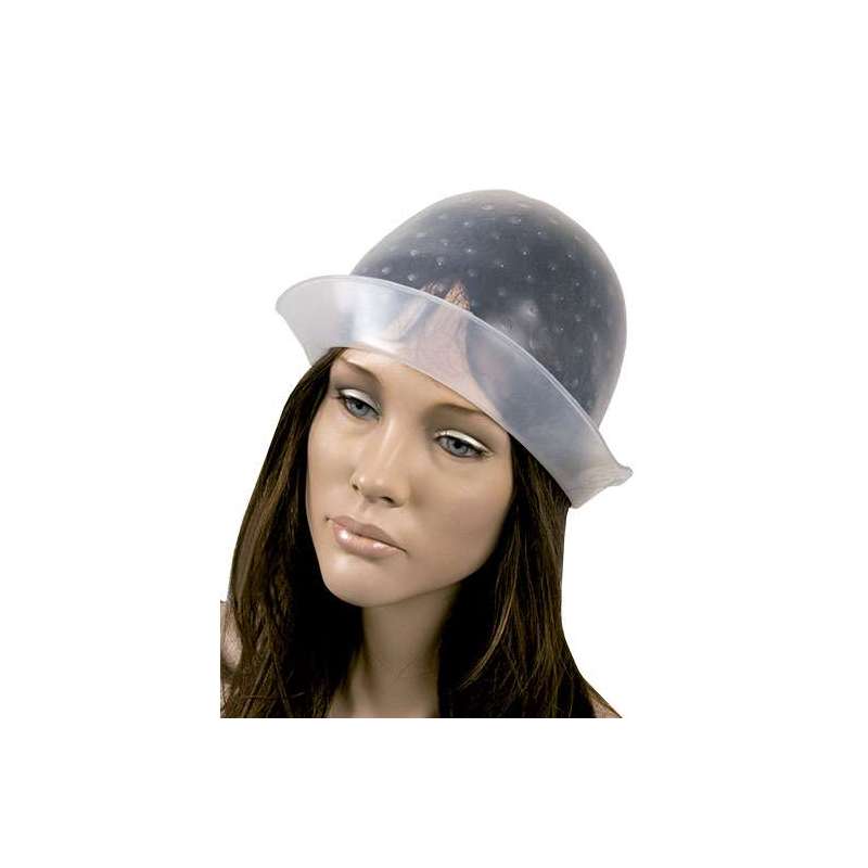 GORRO MECHAS TRANSLUCIDO CON GANCHILLO