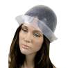 GORRO MECHAS TRANSLUCIDO CON GANCHILLO
