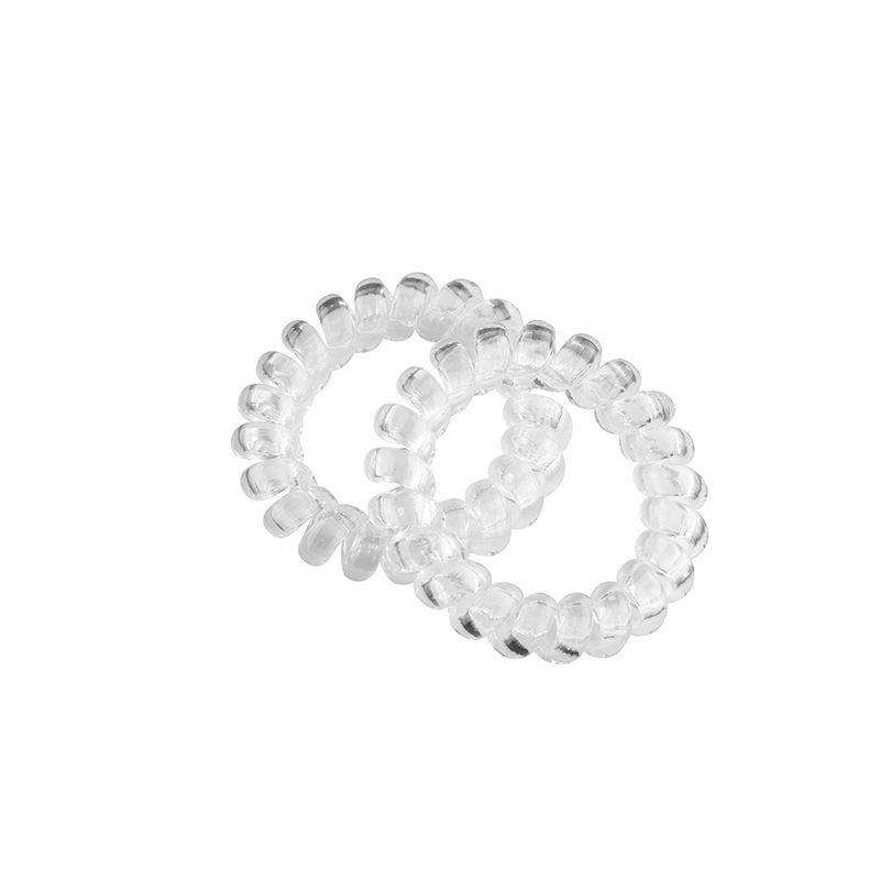 PACK 2 GOMAS ESPIRAL GRANDE 55mm TRANSP.